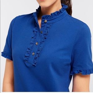 Draper James spirit solo polo in blue